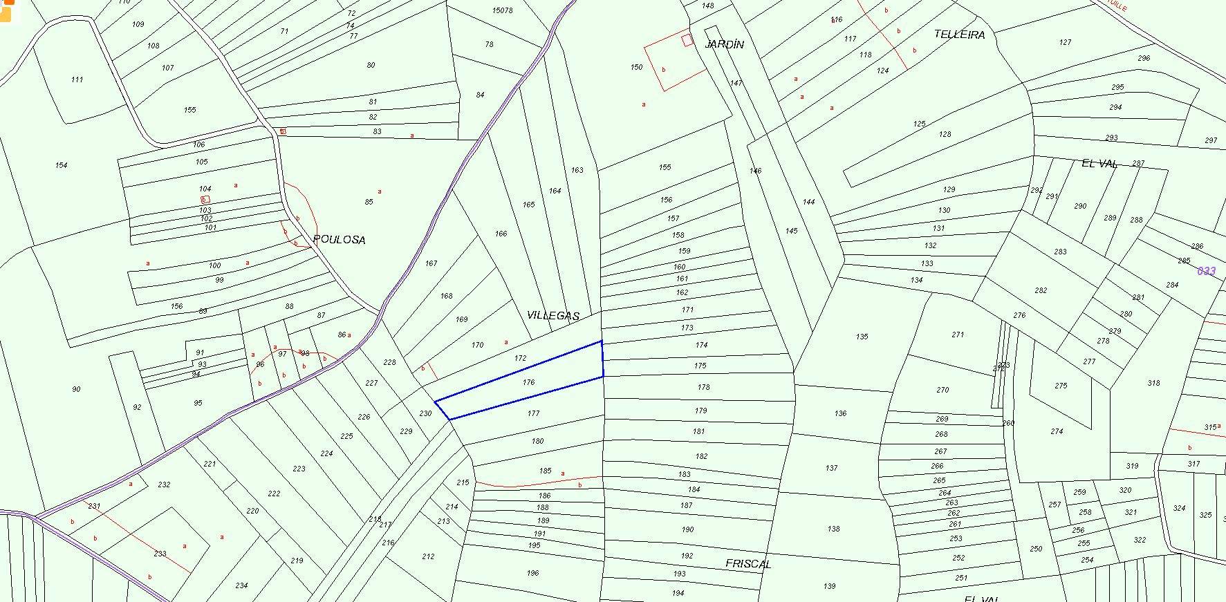 Ubicación del viñedo subastado por un valor de 5.000 euros Ubicación del viñedo subastado por un valor de 5.000 euros