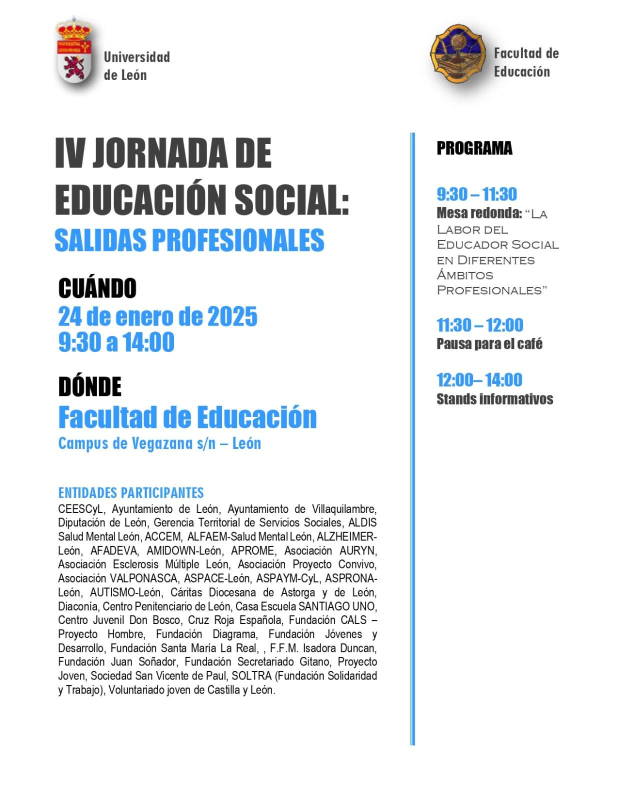 Cartel de las Jornadas Cartel de las Jornadas
