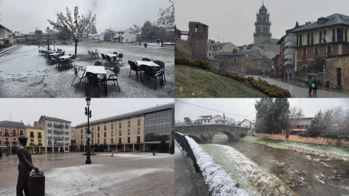 Ponferrada y El Bierzo se visten de blanco