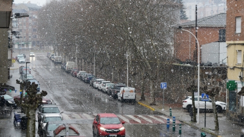 Nieve en Ponferrada | César Sánchez / ICAL