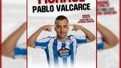 El futbolista berciano Pablo Valcarce jugará en la U.D. Logroñés