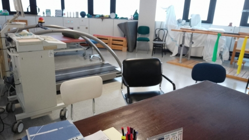 Servicio de Rehabilitación del Hospital del Bierzo. archivo 