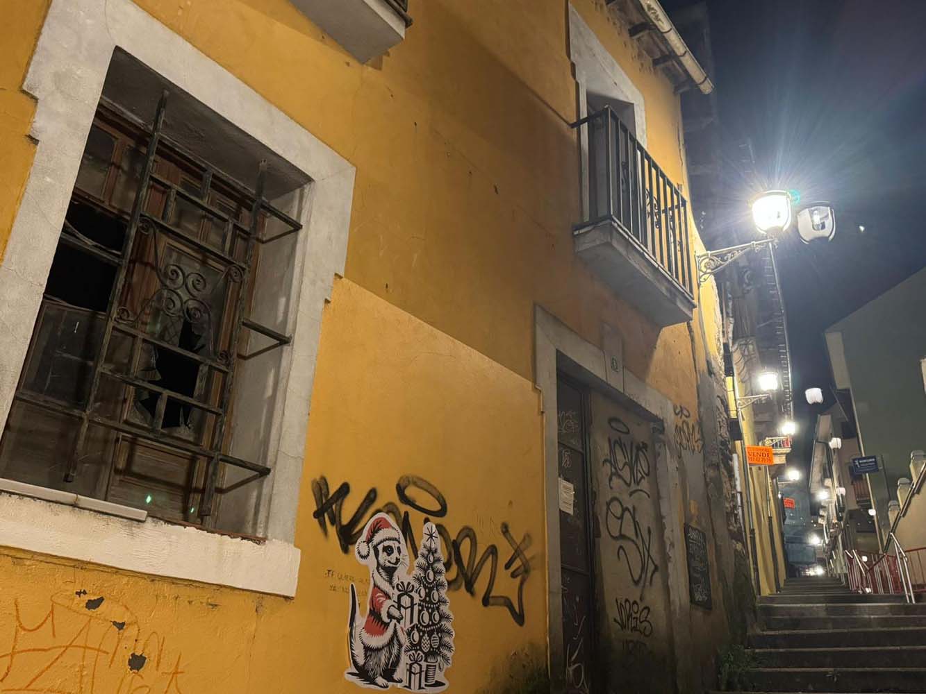 Estado actual de las casas del rañadero de Ponferrada 