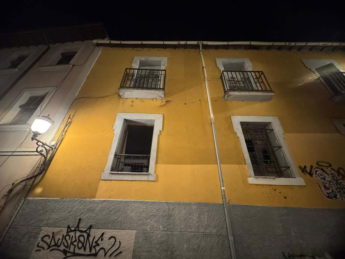 Estado actual de las casas del rañadero de Ponferrada 