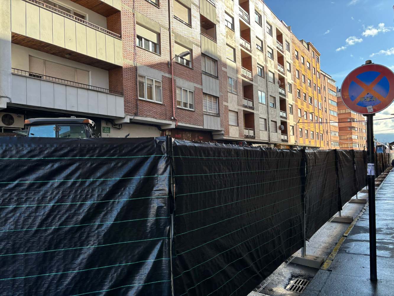 Obras en Obispo Osmundo 