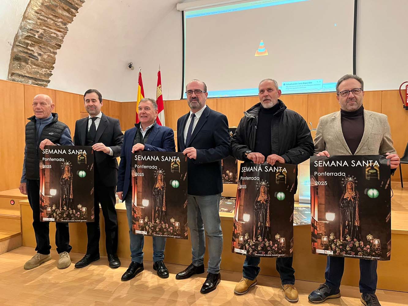 Presentación del cartel de la Semana Santa de Ponferrada 2025 