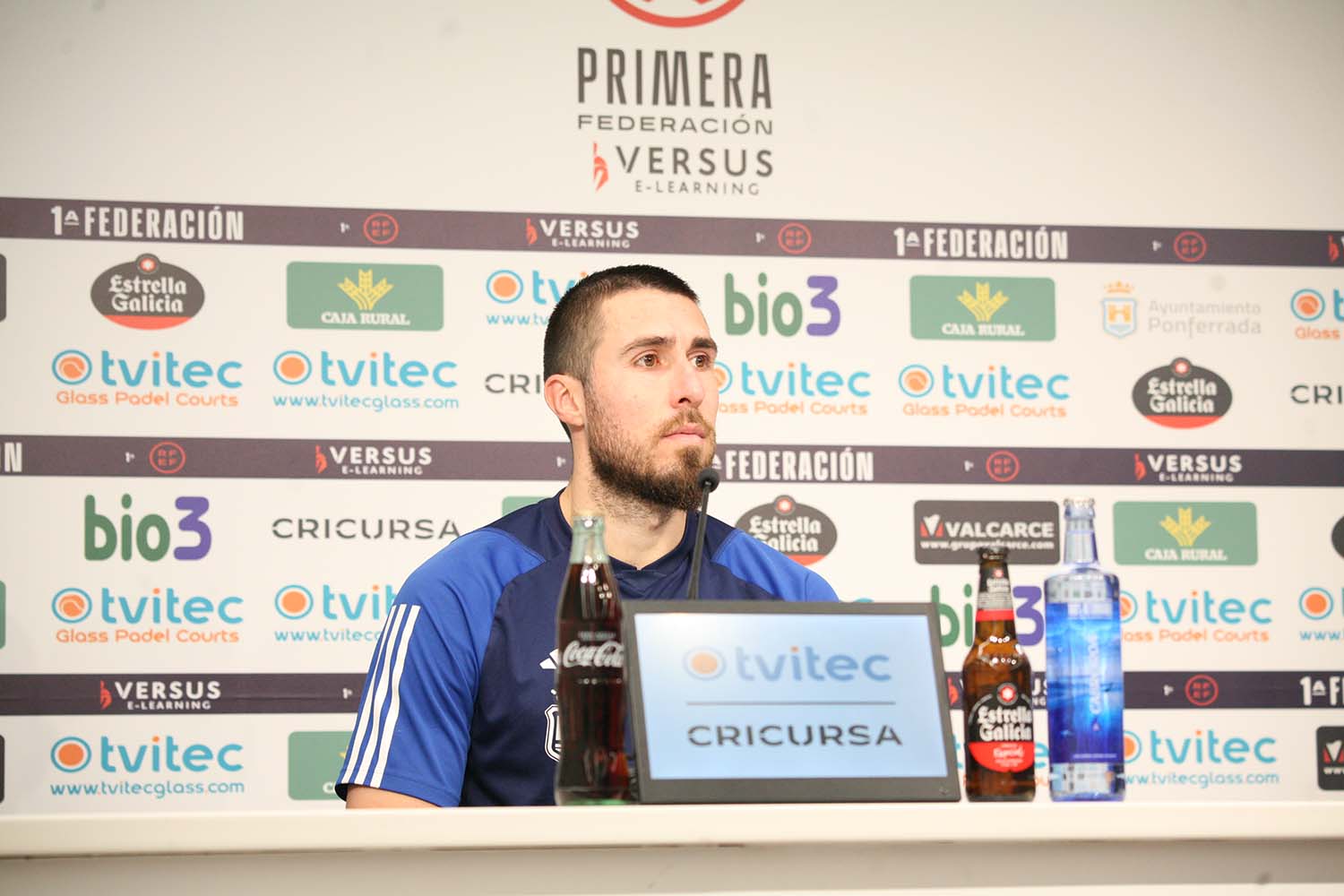 David Andújar, jugador de la Deportiva Ponferradina