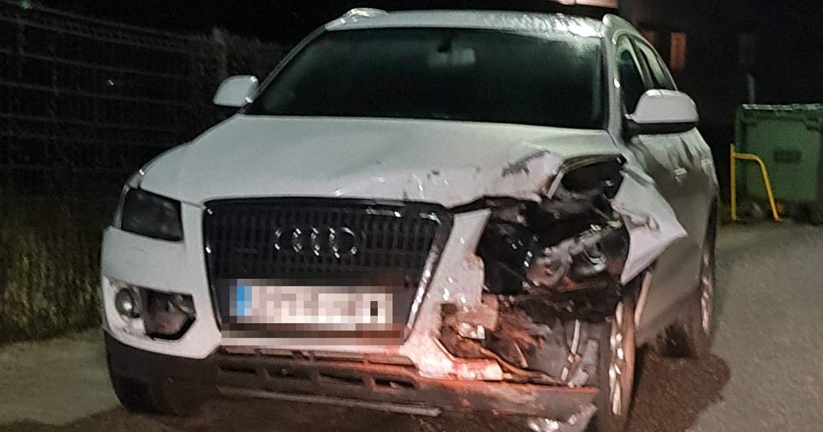 Trasladado al Hospital del Bierzo tras chocar contra un edificio en Fabero