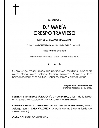 MARÍA  CRESPO TRAVIESO 