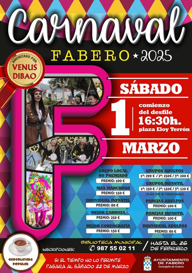 Cartel del carnaval de Fabero