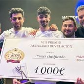 El joven ponferradino Luis Fernández, premio Pastelero Revelación en Madrid Fusión