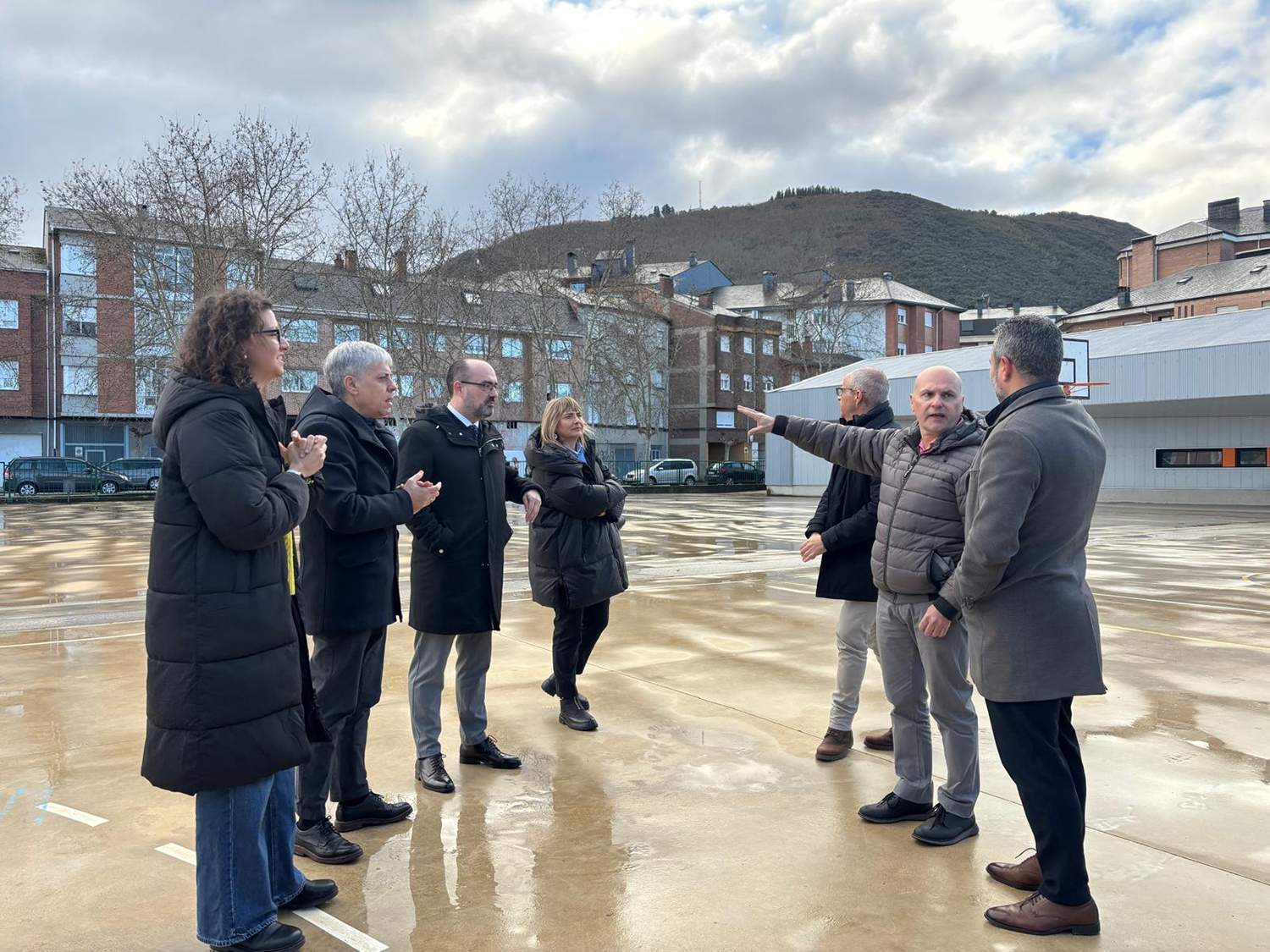 Presentación del proyecto en el colegio de Flores del sil