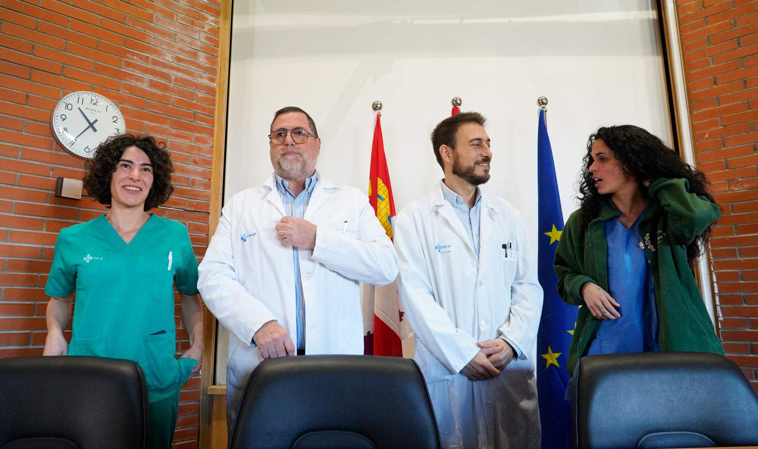 César Sánchez / ICAL . Acto de presentación de las dos primeras intervenciones con el robot Da Vinci en el Hospital del Bierzo
