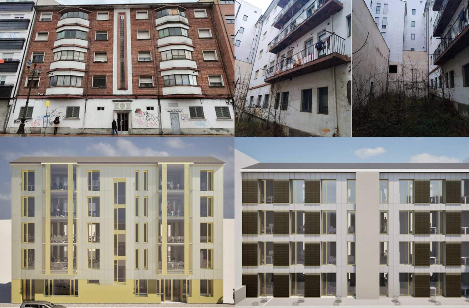 Antes y después del centro de innovación de Ponferrada