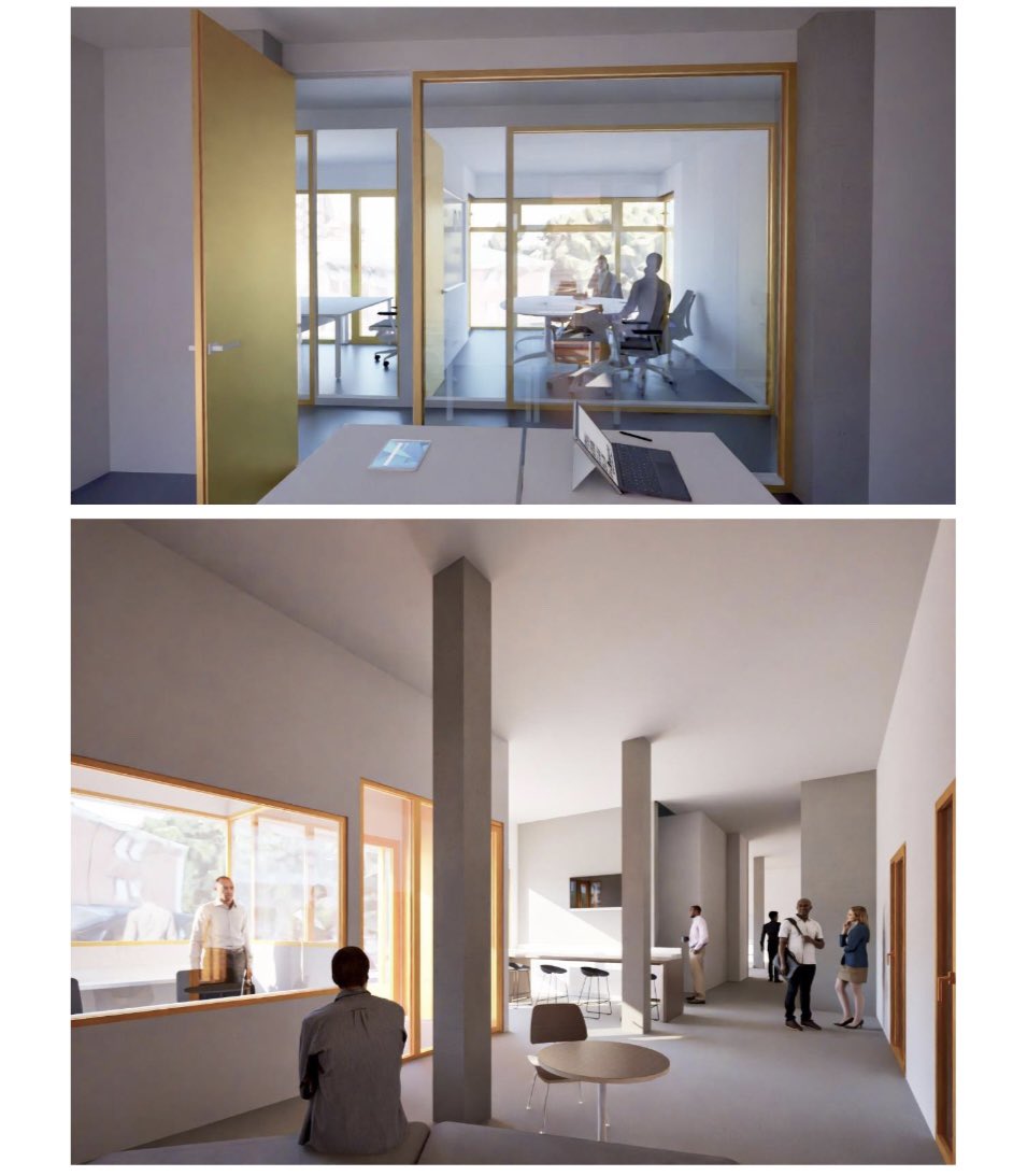 Interior del centro de innovación de Ponferrada