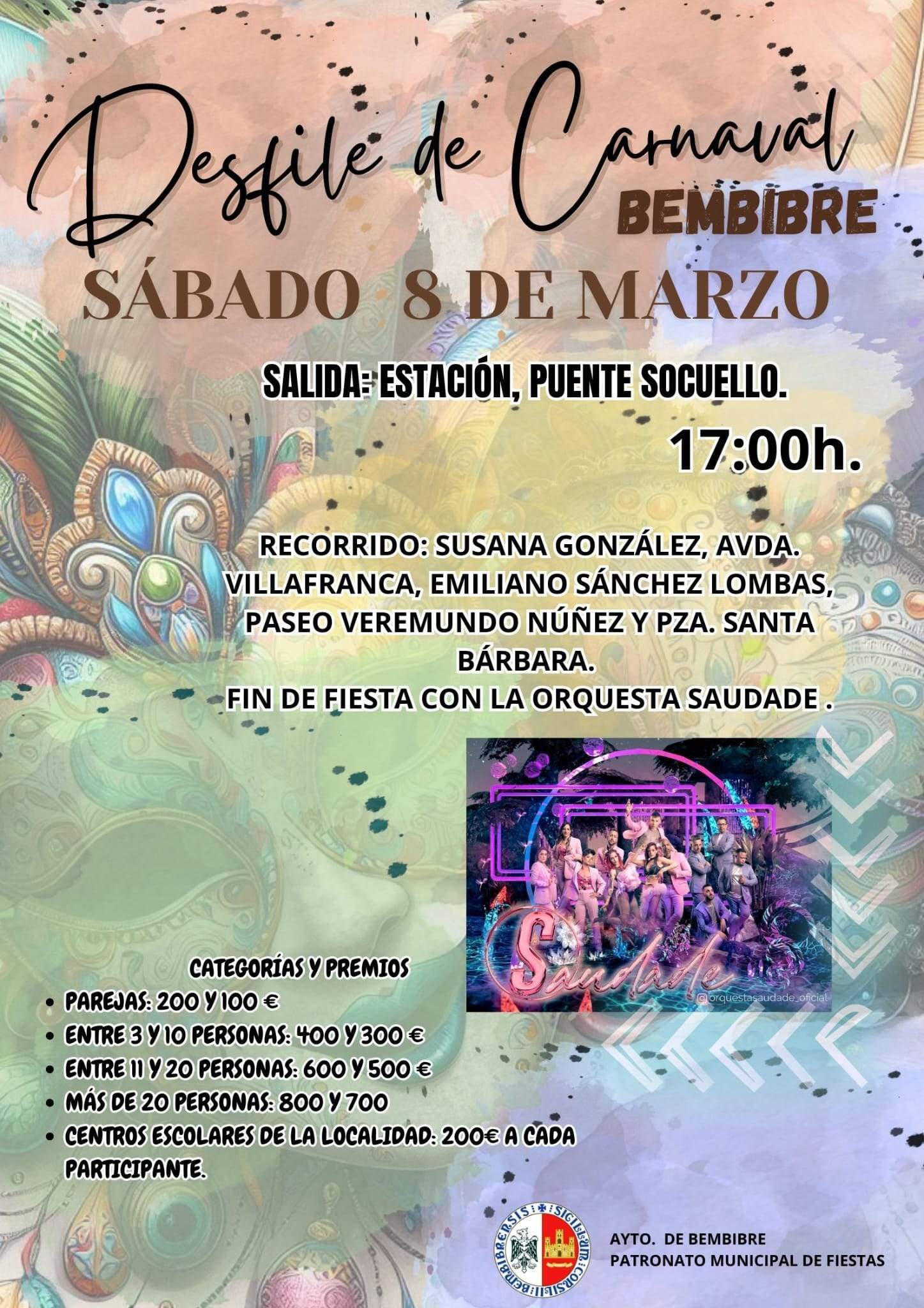 Cartel Carnaval Bembibre 2025