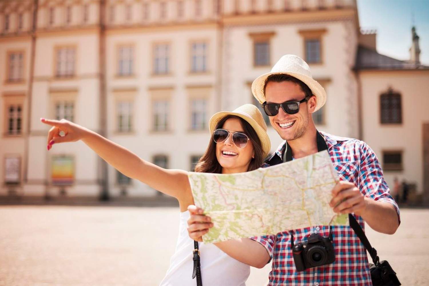 Pareja en viaje de San Valentín Pareja en viaje de San Valentín
