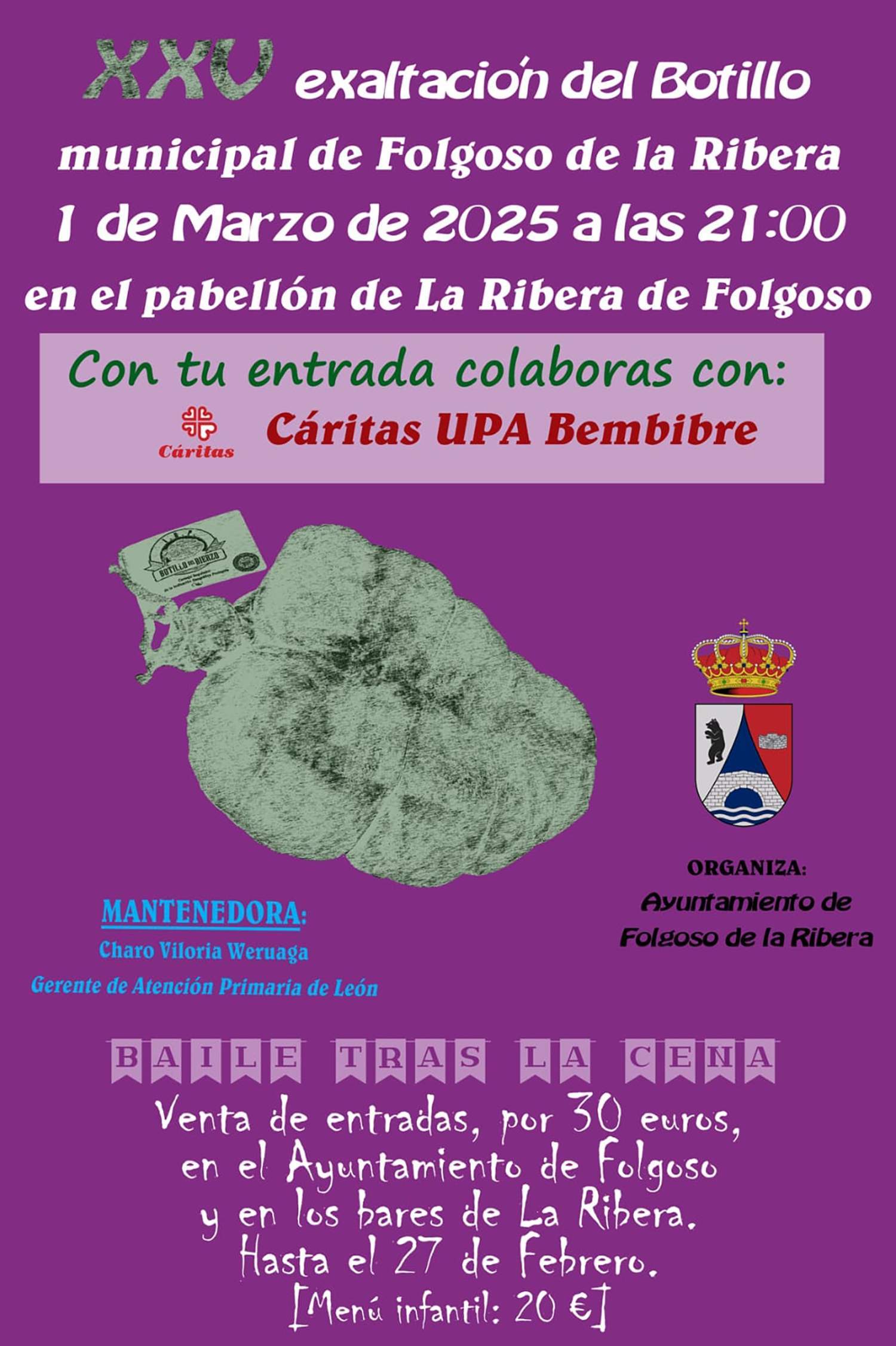 Cartel del Festival del Botillo de Folgoso de la Ribera
