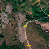 Imagen aérea de la escombrera del Coto Wagner