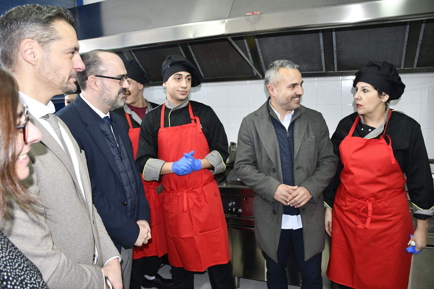 Participantes del programa de hostelería en Flores del Sil