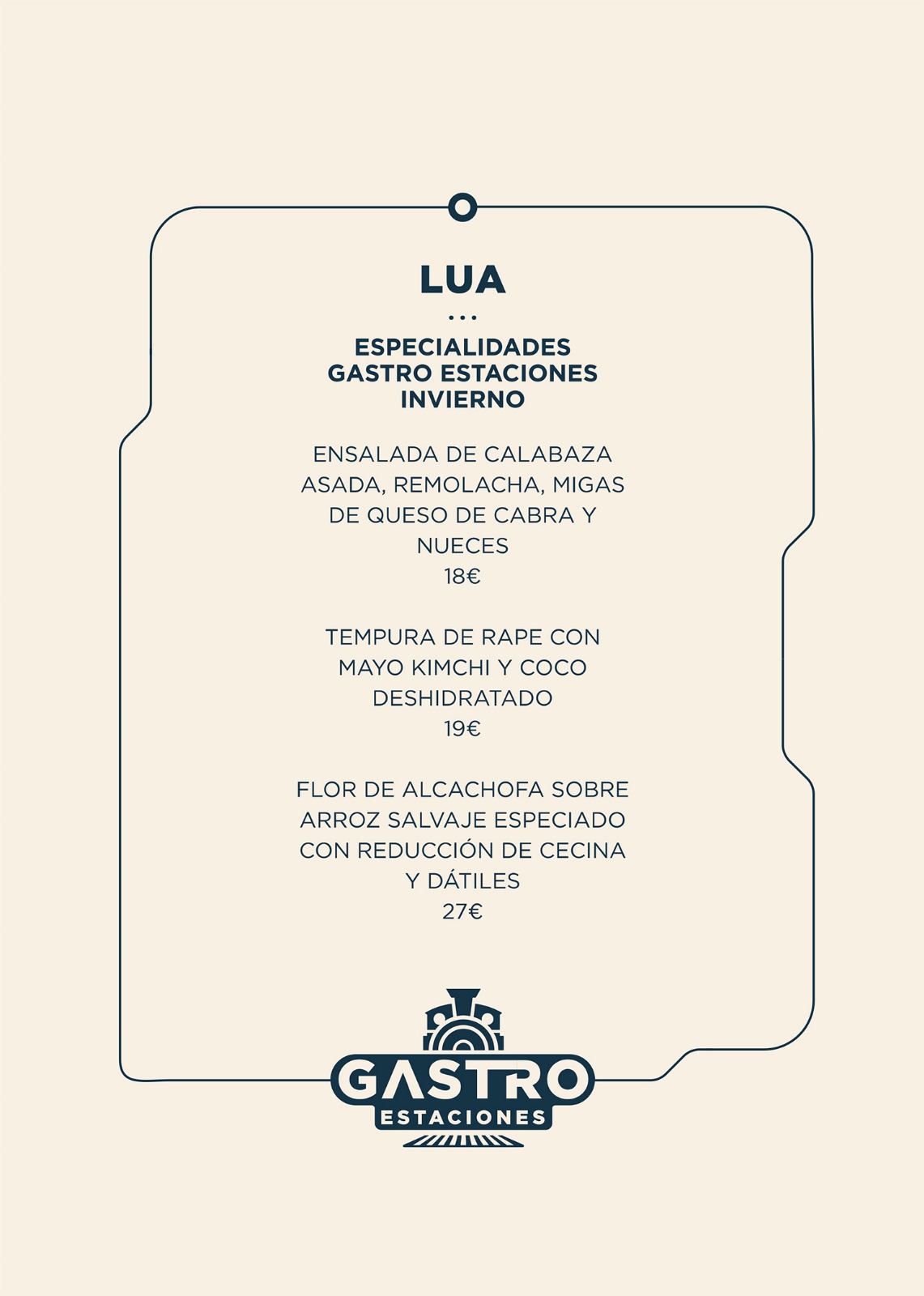Menú de Lúa