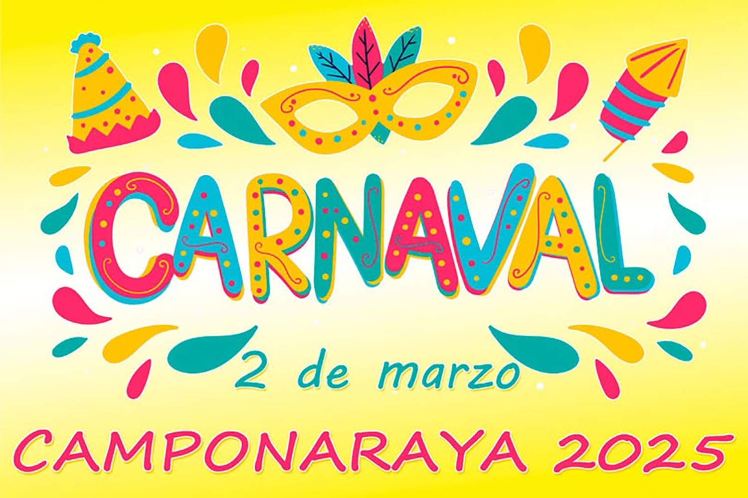 Cartel del Carnaval en Camponaraya 2025