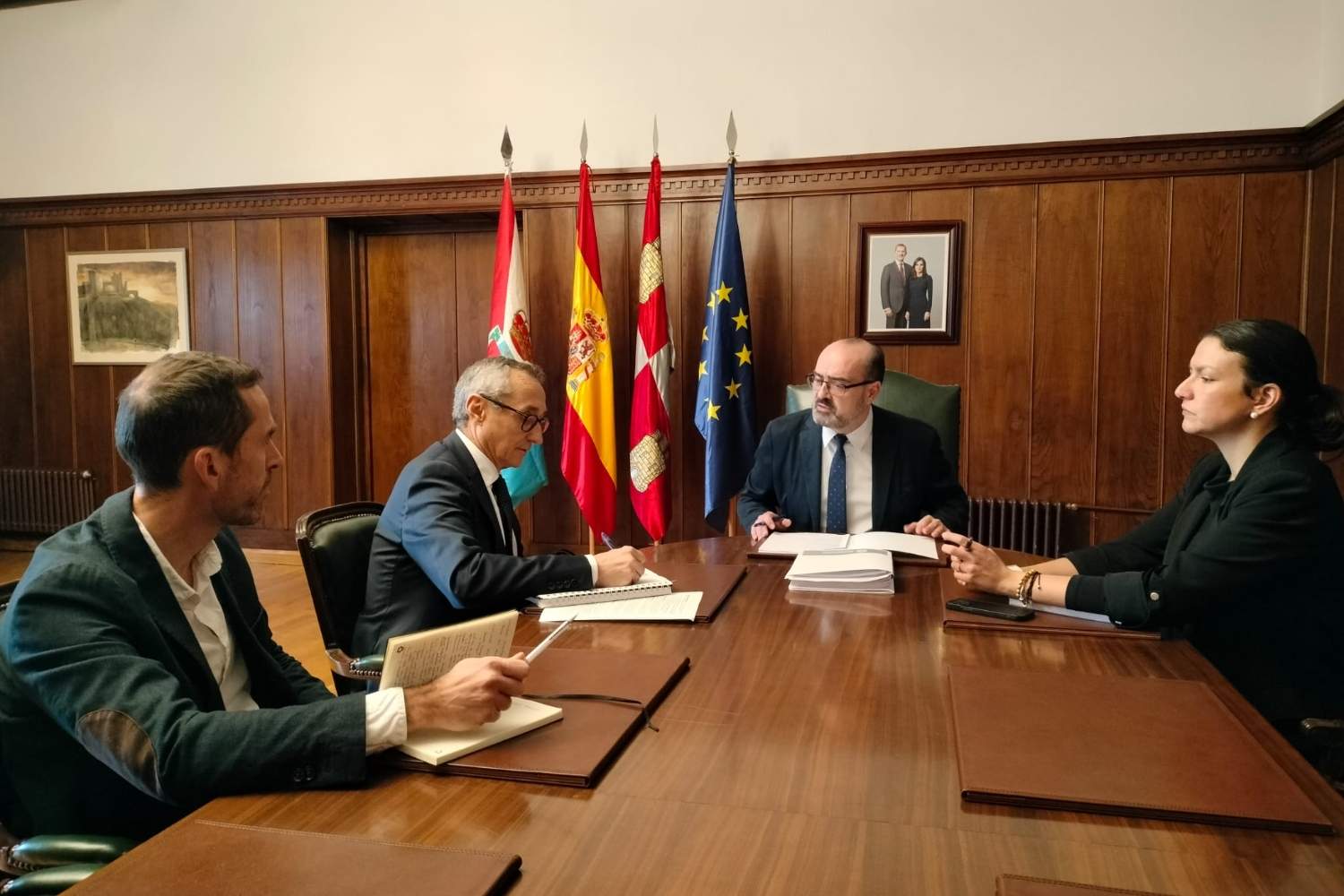 Reunión entre el Ayuntamiento de Ponferrada y Endesa