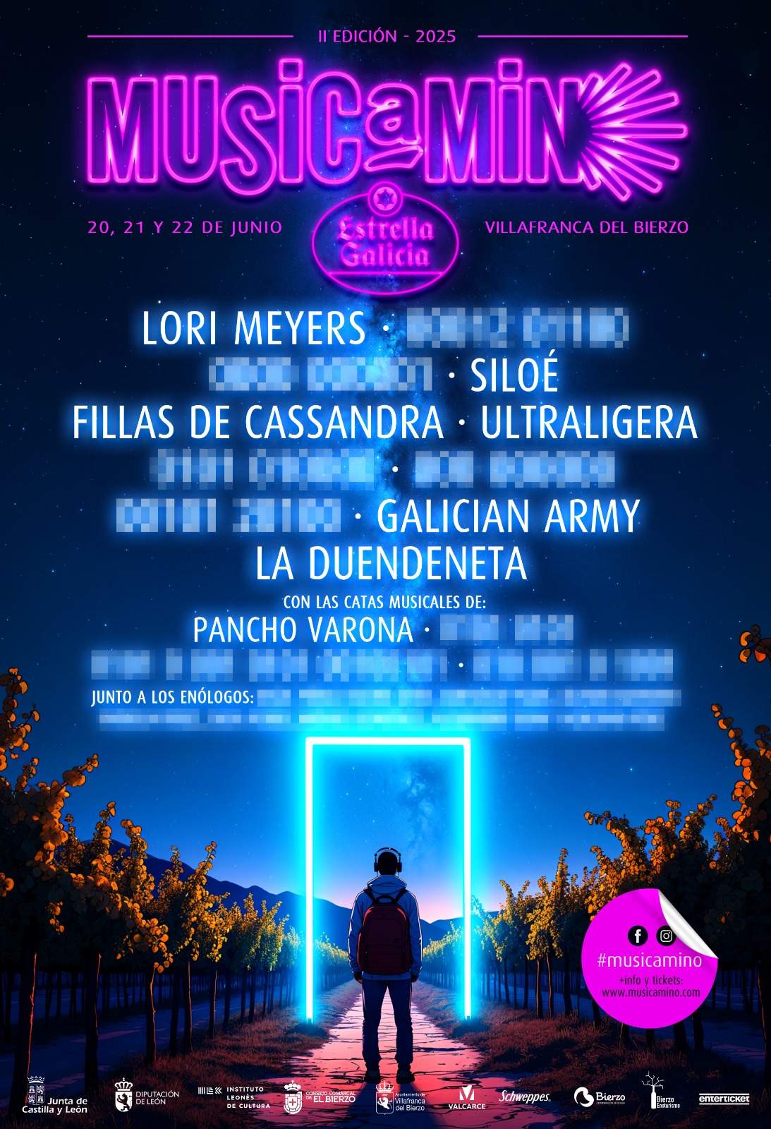 Cartel del Musicamino 2025 con la incorporación de Ultraligera Cartel del Musicamino 2025 con la incorporación de Ultraligera