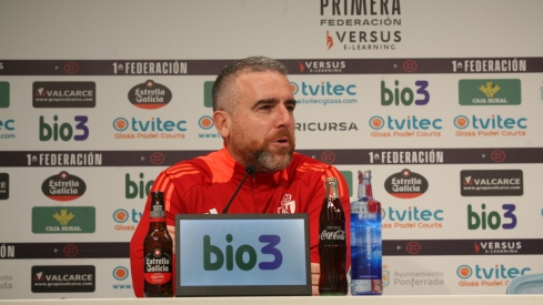 Javi Rey, optimista ante la visita de la Ponferradina a Amorebieta: "Tengo equipo para jugar estos partidos"