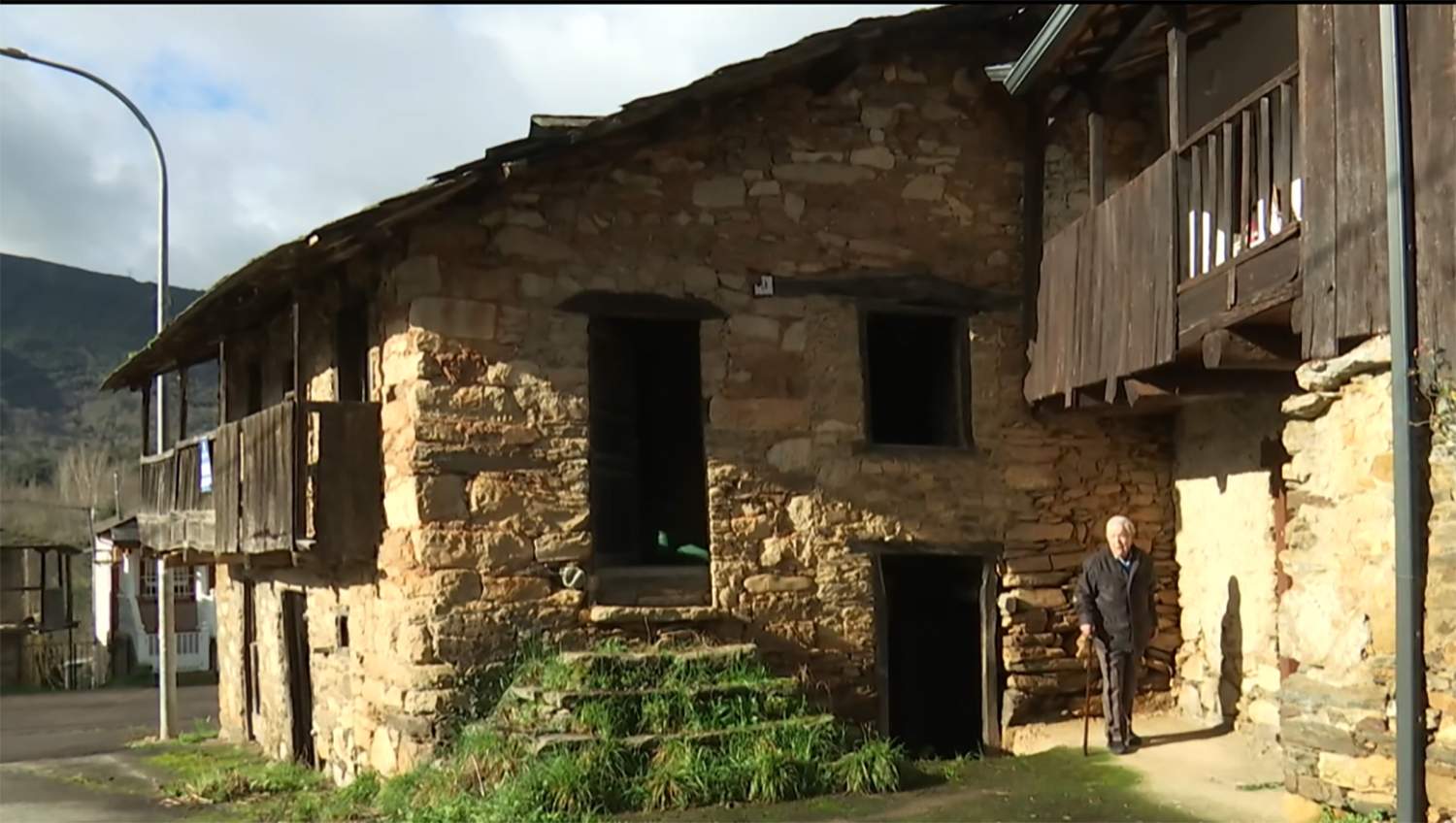 Imagen de la casa que ocultaba el vestigio arqueológico