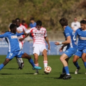 Imagen del partido entre el Amorebieta y la Ponferradina (imagen: Ponferradina)