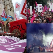 Manifestación 16F en León
