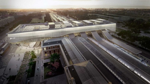 Imagen de la futura estación de tren de Valladolid Campo Grande | Adif