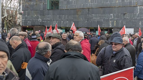 Archivo | Concentración de pensionistas en Ponferrada