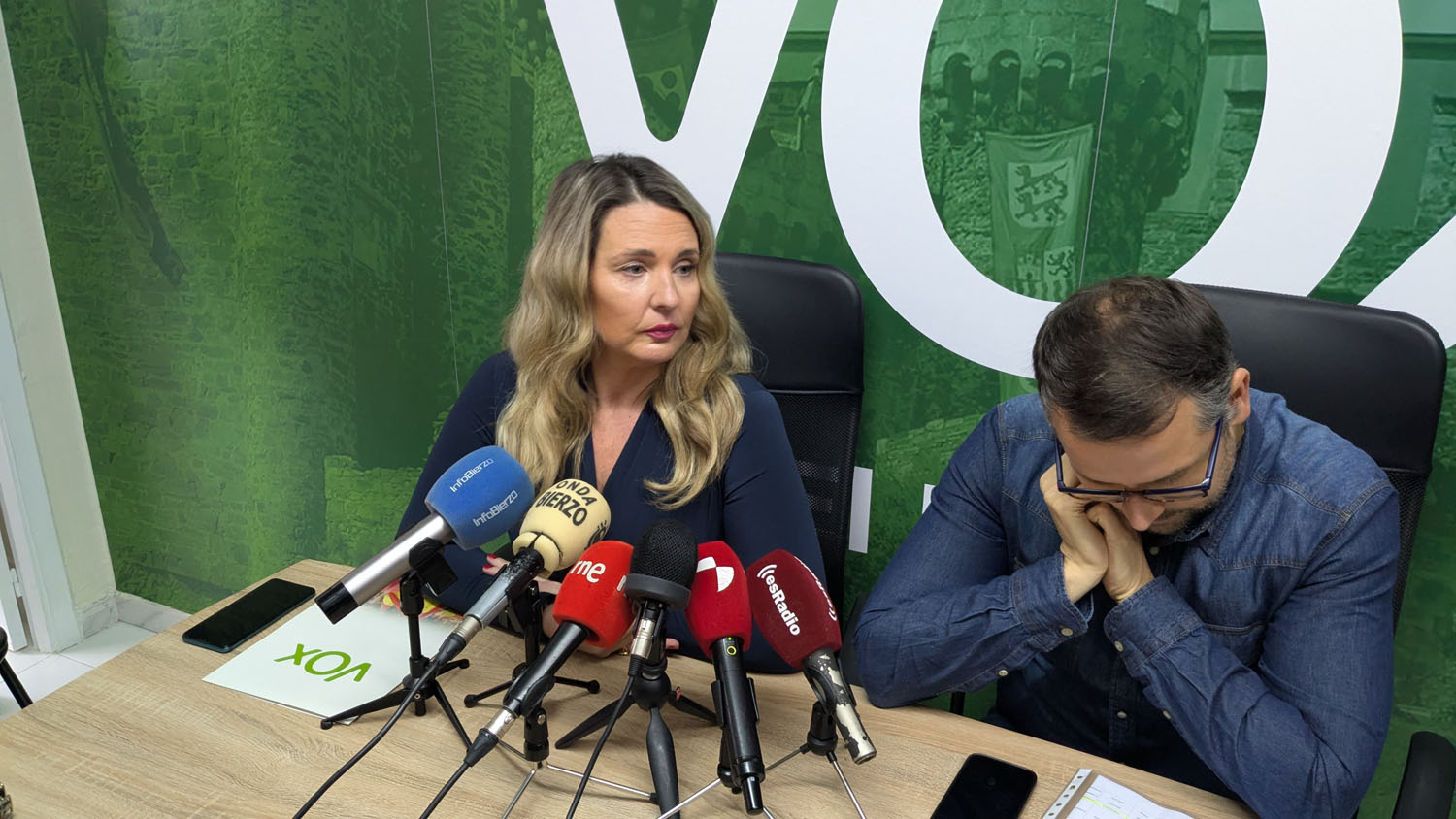 Rueda de prensa de Vox Ponferrada