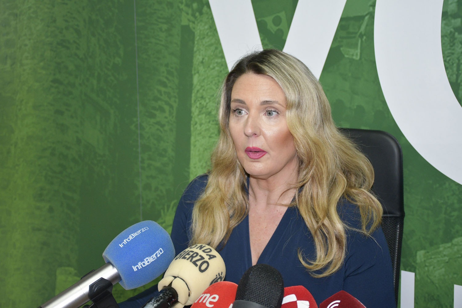 Rueda de prensa de Vox. Patricia González