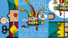 Cartel del Carnaval de Ponferrada 2025.