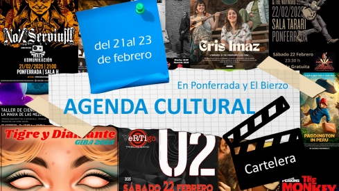 Agenda Cultural del 21 al 23 de febrero