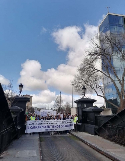 Manifestación OncoBierzo en Valladolid (7)