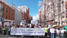 Manifestación OncoBierzo en Valladolid