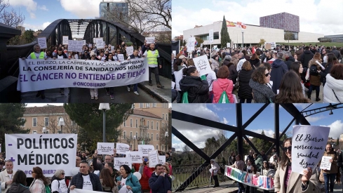 Manifestación OncoBierzo en Valladolid