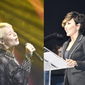 Sonsoles y Soraya en la gala del Botillo de Bembibre