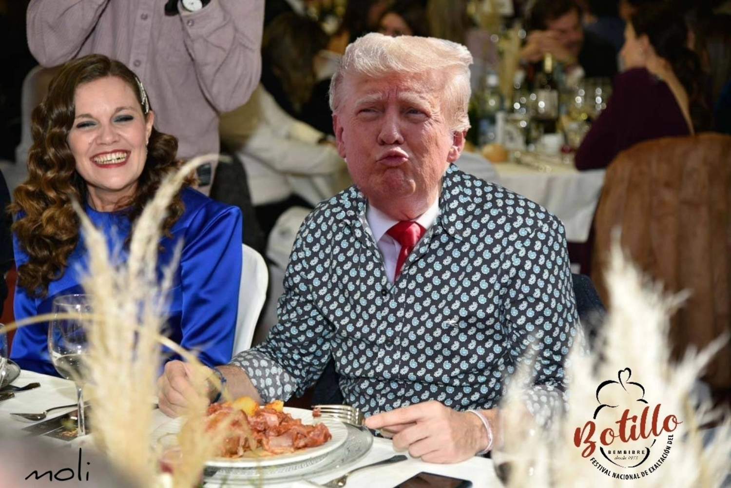 Trump en el Botillo de Bembibre. Alejandro Molinero García 'Moli'.