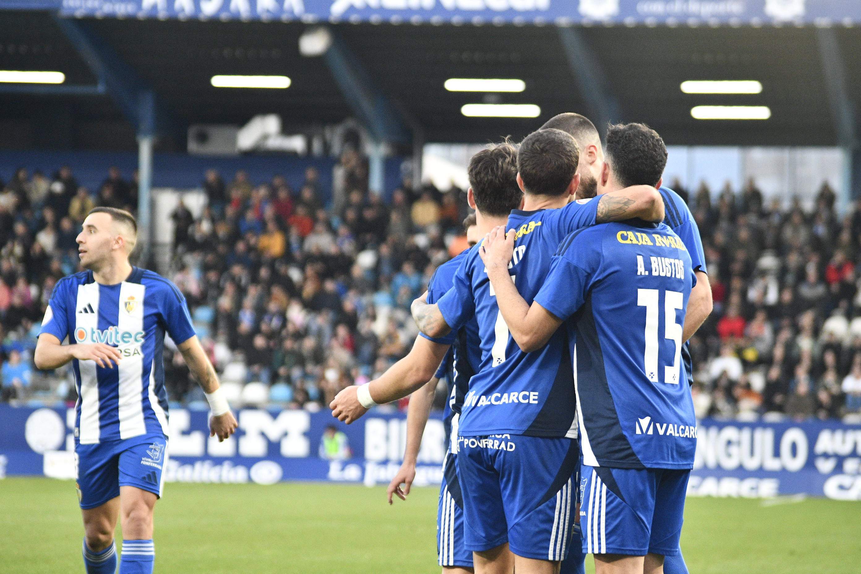 Cuarto gol de la Ponferradina. Cuarto gol de la Ponferradina.