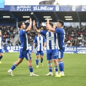 Cuarto gol de la Ponferradina frente a la Segoviana Cuarto gol de la Ponferradina frente a la Segoviana