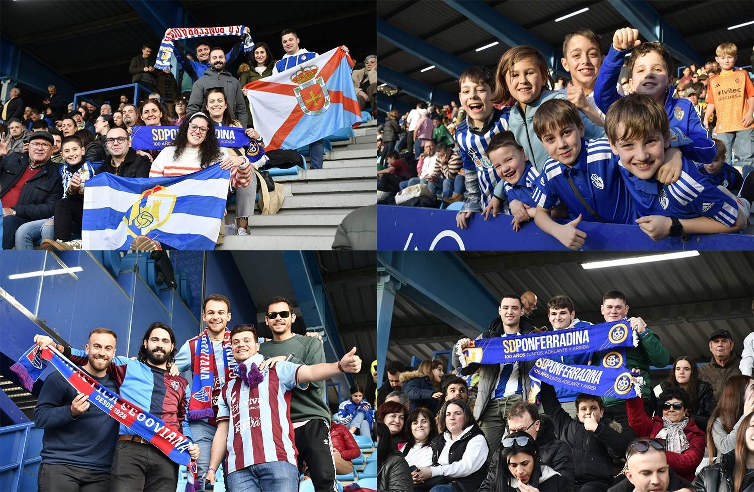 El Toralín disfruta de la victoria de la Ponferradina frente a la Segoviana