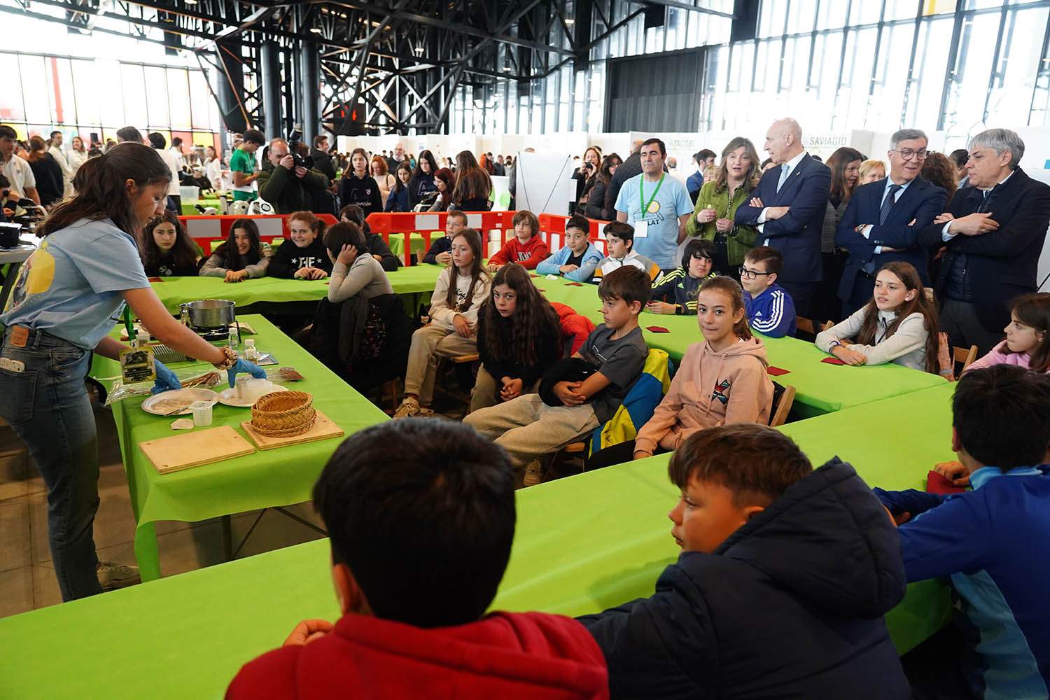 Inauguración de Expociencia en León .