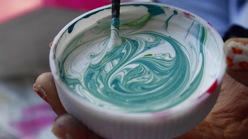 Taller de máscaras.