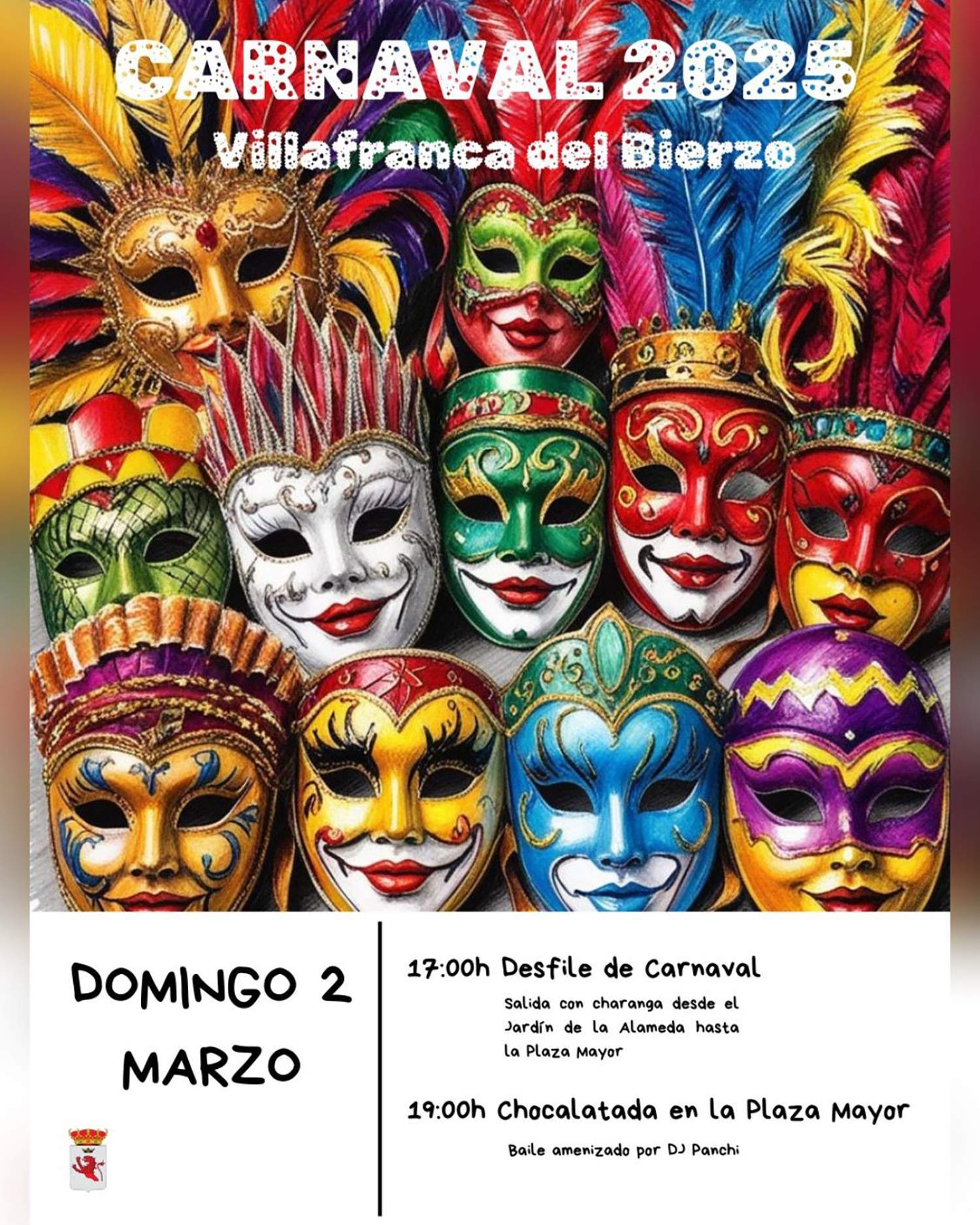 Cartel del Carnaval de Villafranca del Bierzo 2025