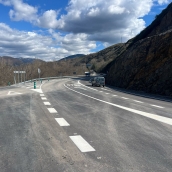 Reabierta la carretera CL-631 en Páramo del Sil nueve meses después del desprendimiento